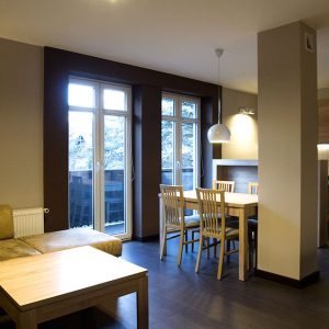 Apartament Cynamon - przestrzeń dzienna