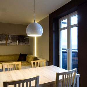 Apartament Cynamon - przestrzeń dzienna